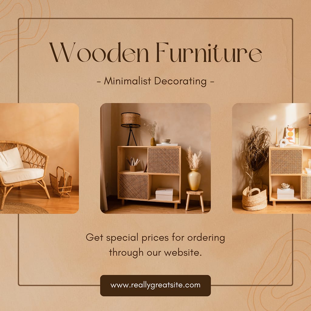 Handcrafted wooden wall hanging for home decor