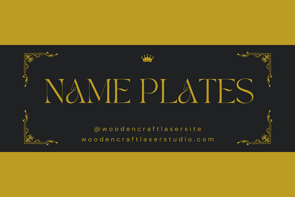 Personalized family wooden name board for entrance