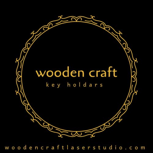 Beautiful wooden key holder with hooks