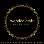 Beautiful wooden key holder with hooks