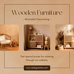 Handcrafted wooden wall hanging for home decor